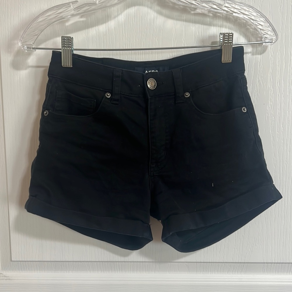 Black Jean Shorts!